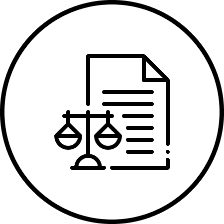 Scale Paper Circle Icon
